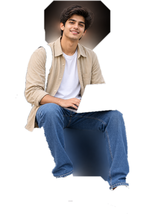 Student studying abroad